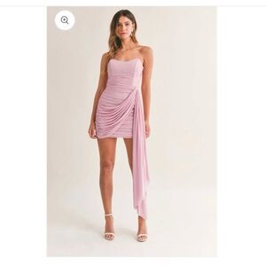 Draped Mini Dress (BRAND NEW - Designer is Mable)